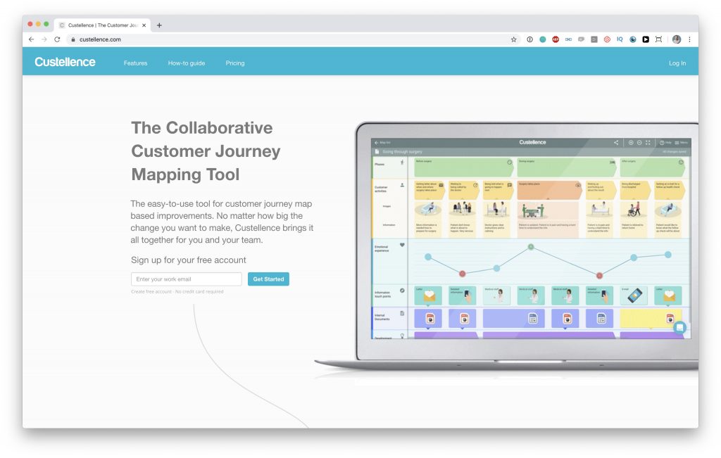 Professional journey mapping tools