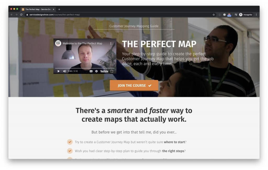 Learn more about The Perfect Map - Journey Mapping Course